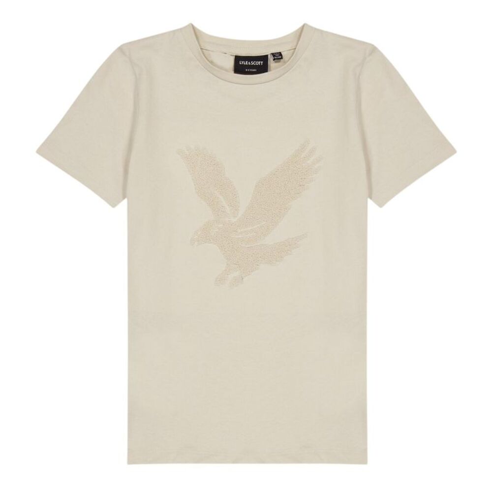 Lyle & Scott Childrens/Kids Big Logo Regular T-Shirt / Putty